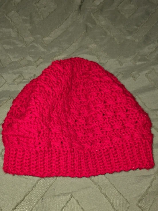 Bright Red Knit Beanie and Scarf Set - Women's Winter Accessories - Picture 6 of 7